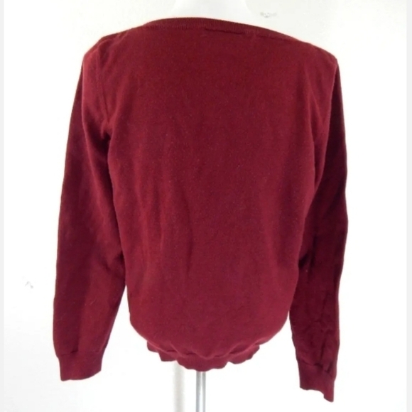 Modcloth Charter School Sweater Burgundy - Picture 3 of 3
